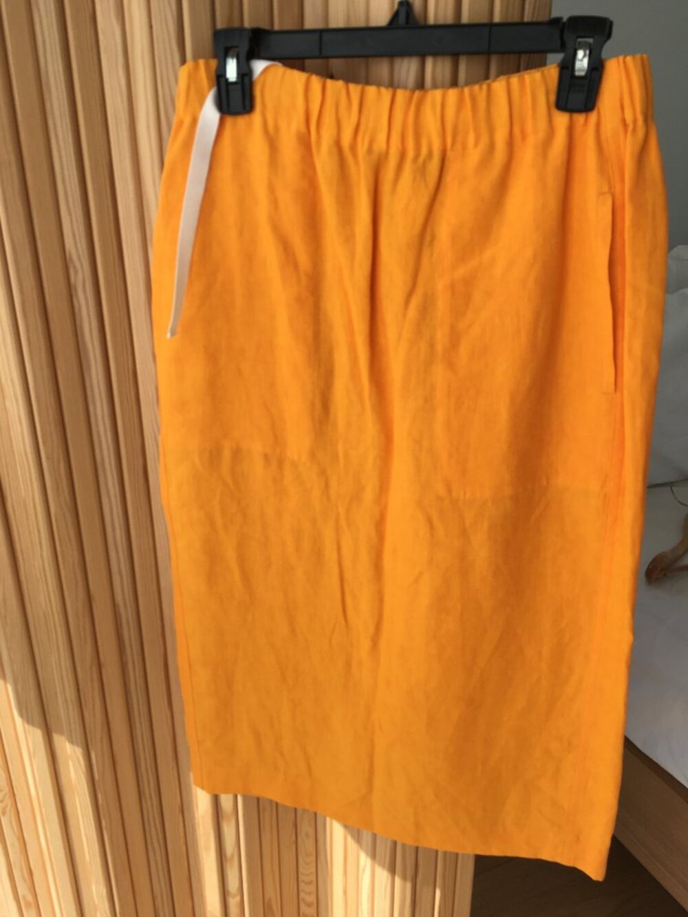 Sophie D'Hoore apricot linen Susey skirt, rare, never worn